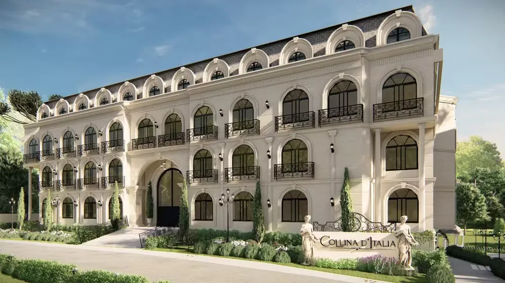 Empreendimento Collina d'It&aacute;lia, em Campos do Jord&atilde;o (SP), sob gest&atilde;o da Monte Carlo Incorporadora & Multipropriedade.
